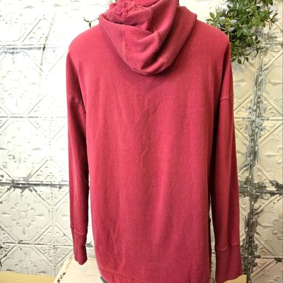Sweaty Betty Cozy Red Hoodie Raspberry Color Long Sleeve Sweatshirt Size: Large - Picture 2 of 11